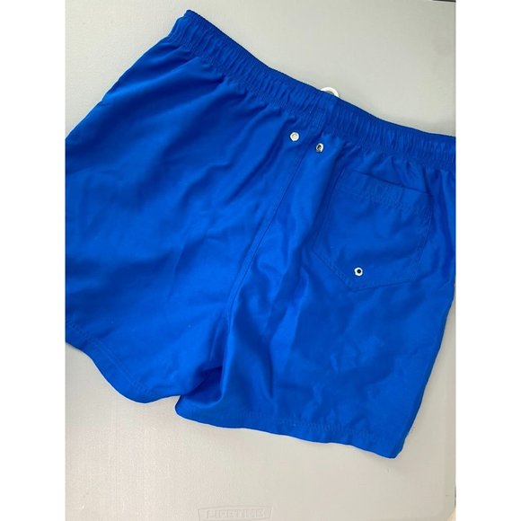 Lands' End men's size large blue 36-38 mesh lined swim trunks 5.5" inseam - Picture 5 of 5